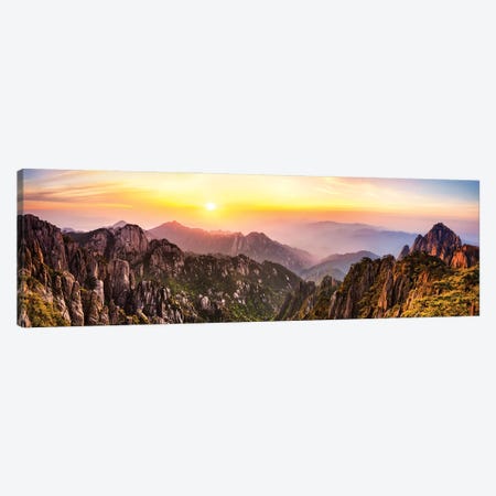 Huangshan also known as the Yellow mountain, Anhui Province, China Canvas Print #JNB566} by Jan Becke Canvas Print