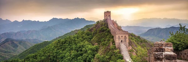 The Great Wall Of China: Jinshanling section of the Great Wall of China by Jan Becke