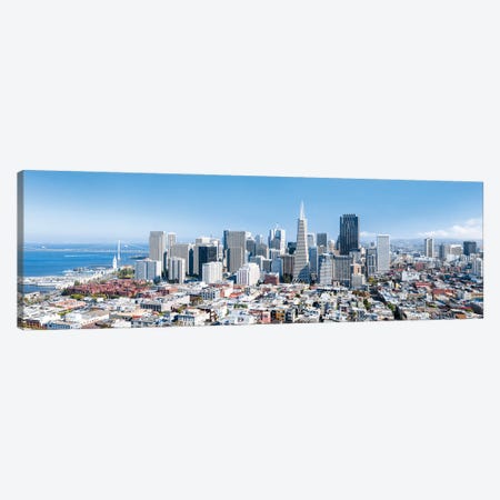 San Francisco skyline, California, USA Canvas Print #JNB575} by Jan Becke Canvas Wall Art