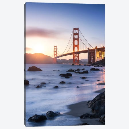 Golden Gate Bridge in San Francisco, USA Canvas Print #JNB579} by Jan Becke Art Print