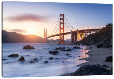 Golden Gate Bridge, San Francisco, USA Canvas Art Print - San Francisco Art