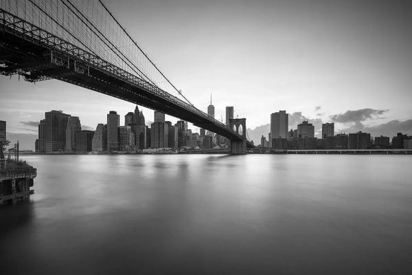Brooklyn Bridge black and white