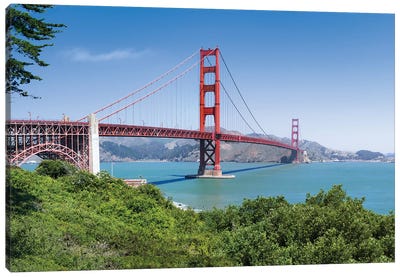 Golden Gate Bridge in San Francisco Canvas Art Print - Golden Gate Bridge