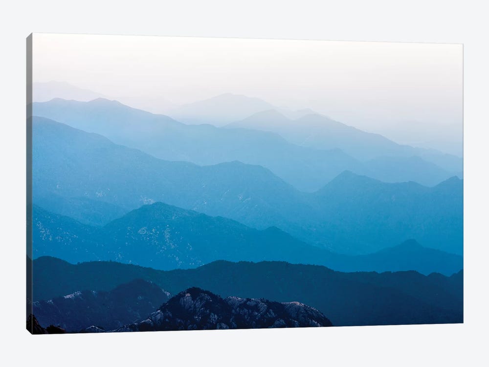 Huangshan Moutains by Jan Becke 1-piece Canvas Print