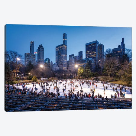 Wollman Rink in Central Park, New York City, USA Canvas Print #JNB645} by Jan Becke Canvas Art