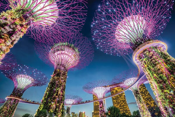 Smalt: Gardens by the Bay in Singapore by Jan Becke