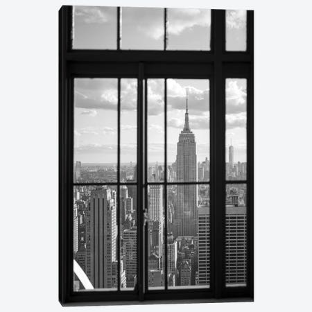 Empire State Building in black and white Canvas Print #JNB662} by Jan Becke Canvas Print