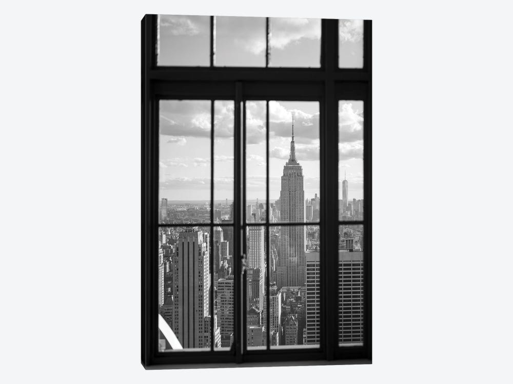Empire State Building in black and white by Jan Becke 1-piece Art Print