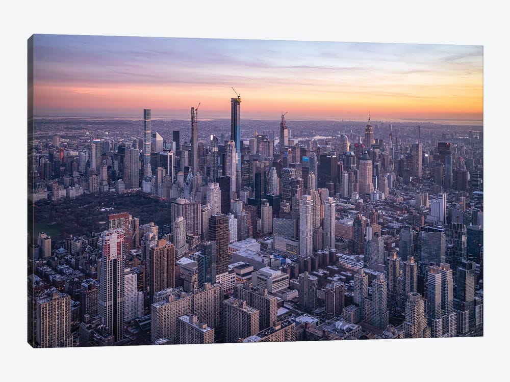 Aerial View Of Midtown Manhattan, New York City, USA by Jan Becke 1-piece Canvas Artwork