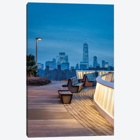 One World Trade Center Seen From Gantry Plaza State Park Canvas Print #JNB679} by Jan Becke Canvas Artwork