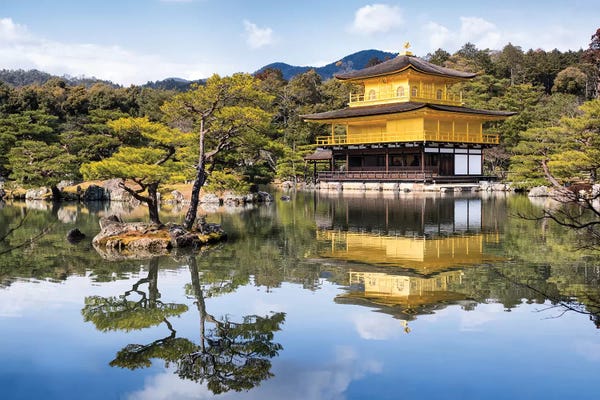 Coastal Villages & Towns: Kinkaku-Ji by Jan Becke