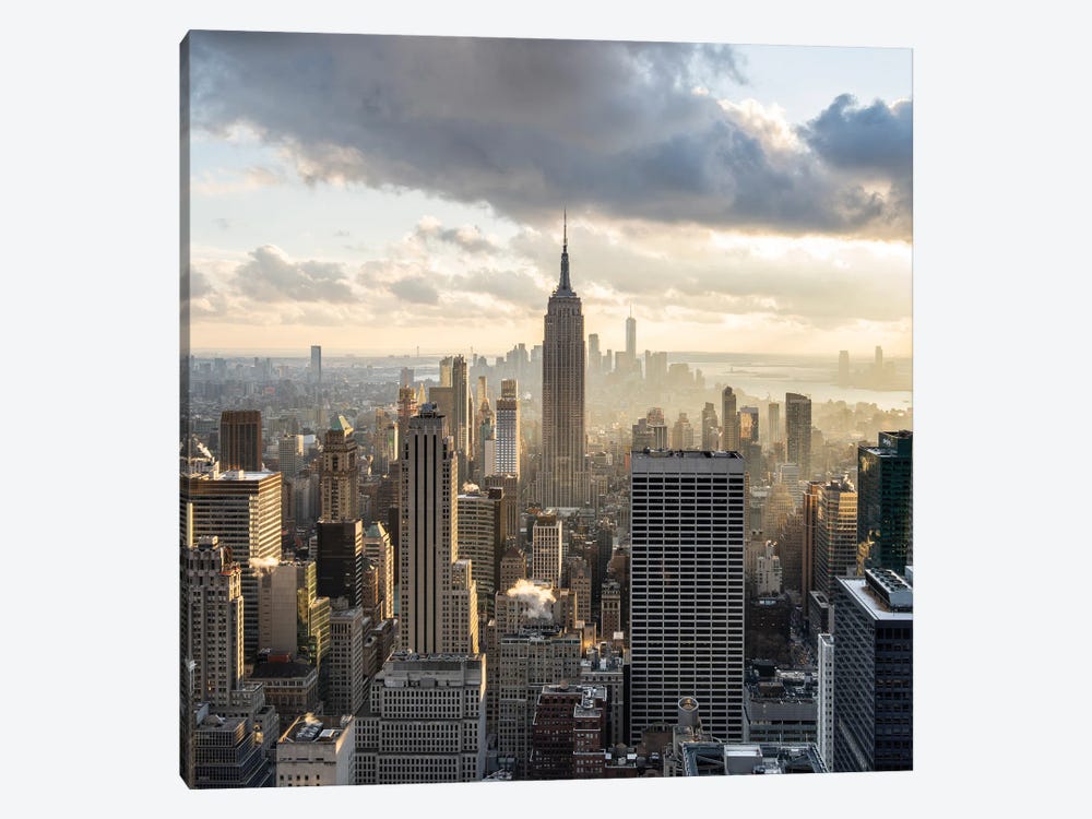 Empire State Building Seen From Rockefeller Center by Jan Becke 1-piece Art Print
