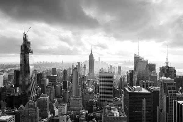Manhattan: Manhattan Black And White by Jan Becke