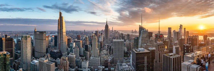 New York City Sunset Panorama