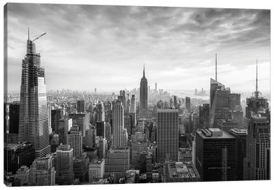 New York City Black And White Canvas Art Print - New York City Skylines