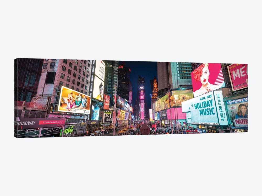 Times Square Panorama, New York City, USA by Jan Becke 1-piece Art Print
