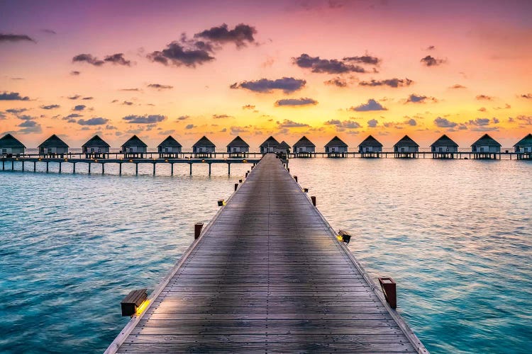 Luxury Beach Resort, Maldives by Jan Becke wall art