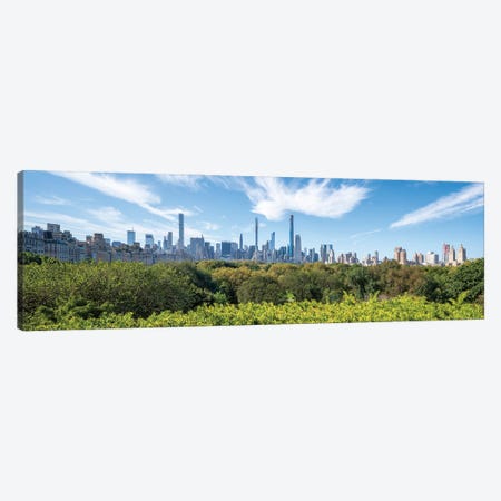 Panoramic View Of Central Park, Midtown Manhattan, New York City, USA Canvas Print #JNB723} by Jan Becke Canvas Wall Art