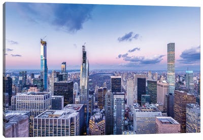 Billionaires’ Row Row Near Central Park Canvas Art Print - New York City Skylines