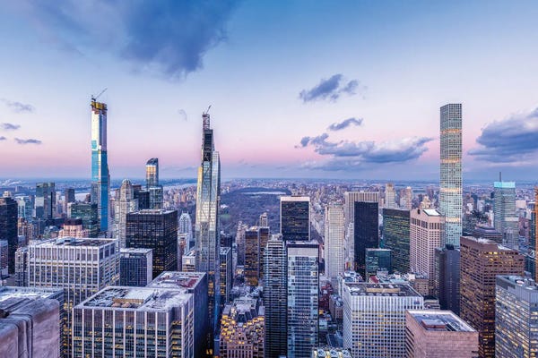 New York City Skylines: Billionaires’ Row Row Near Central Park by Jan Becke