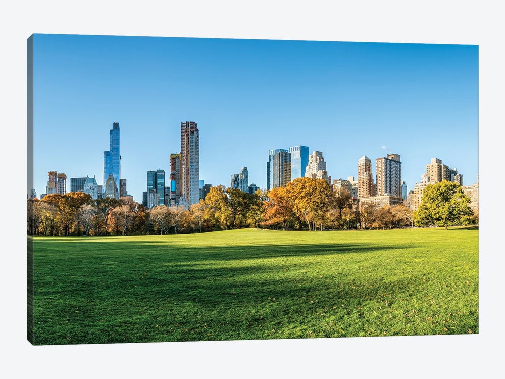 Central Park Sheep Meadow by Jan Becke 1-piece Canvas Wall Art