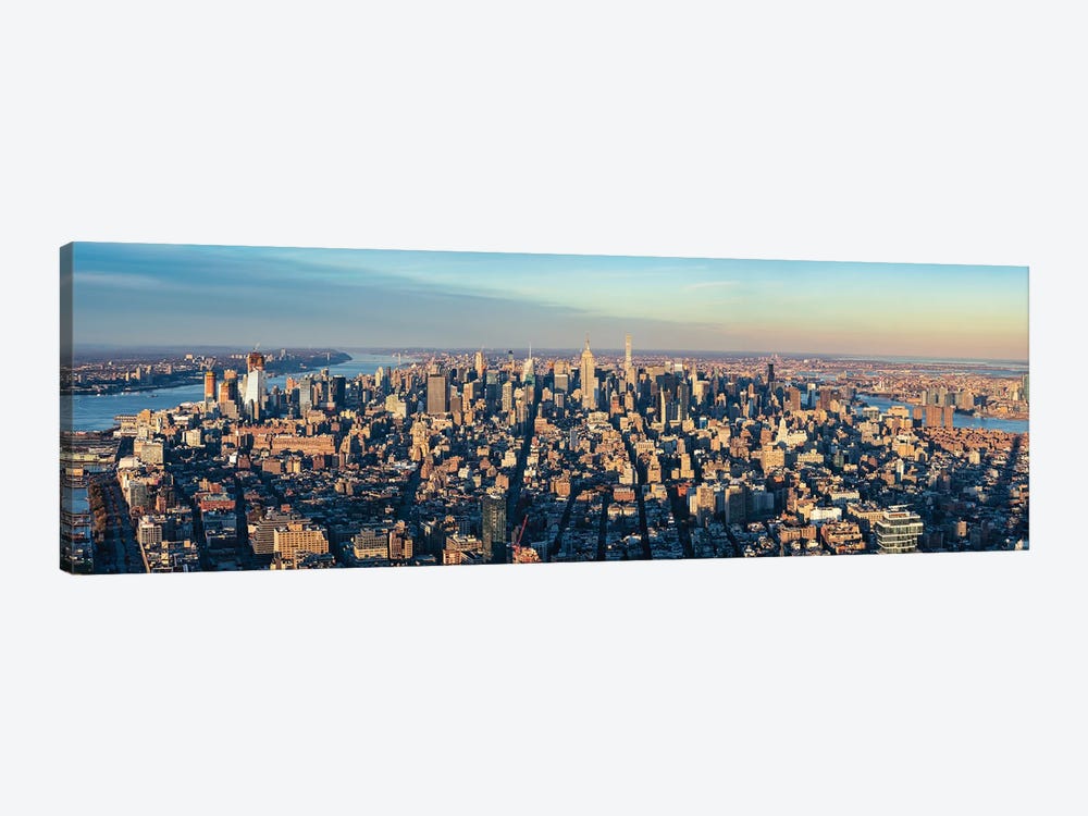 Aerial View Of Midtown Manhattan At Sunset by Jan Becke 1-piece Canvas Art