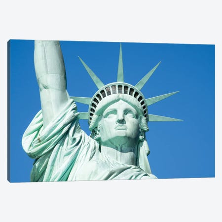 Statue Of Liberty's Crown Canvas Print #JNB749} by Jan Becke Canvas Art