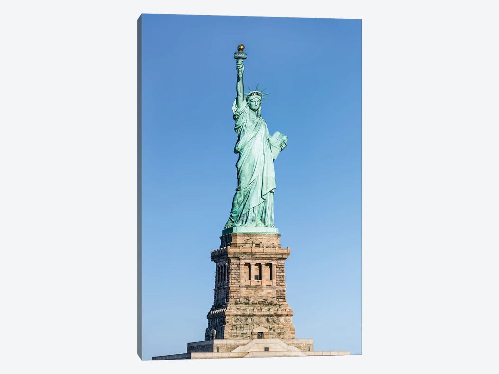Statue Of Liberty On Liberty Island by Jan Becke 1-piece Art Print