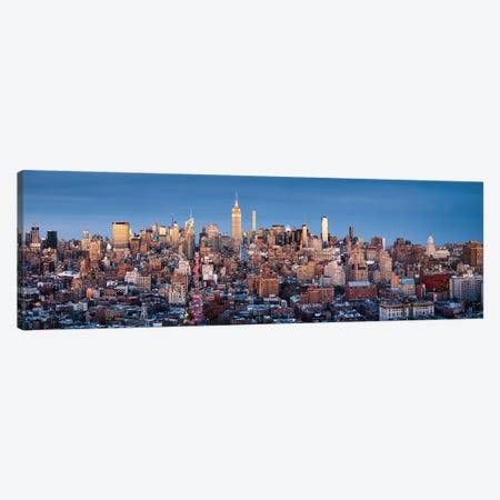 Aerial View Of Midtown Manhattan With Empire State Building Canvas Print #JNB756} by Jan Becke Canvas Wall Art