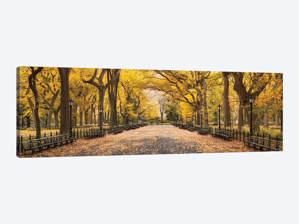 The Mall In Central Park, New York City, USA by Jan Becke 1-piece Art Print