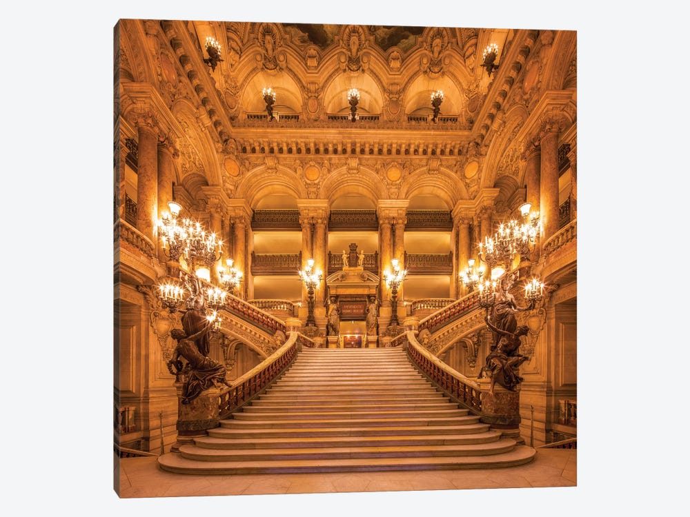 Opera House Palais Garnier by Jan Becke 1-piece Canvas Print