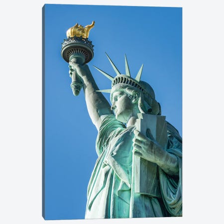 Statue Of Liberty, Liberty Island, New York City, USA Canvas Print #JNB816} by Jan Becke Canvas Art Print