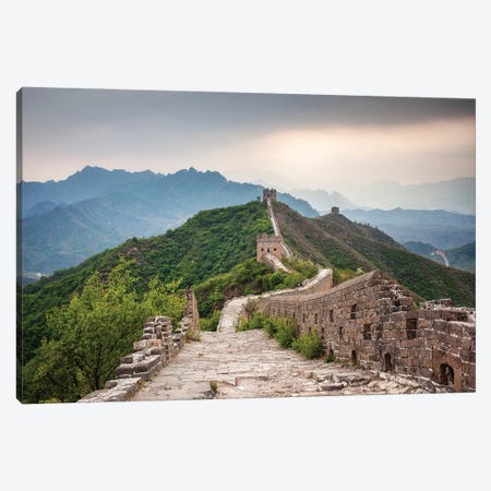 Great Wall Near Jinshanling, China Canvas Print #JNB822} by Jan Becke Canvas Art Print