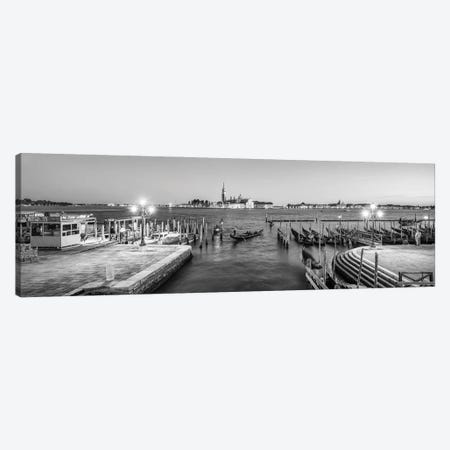 Panoramic View Of San Giorgio Maggiore At Night, Venice, Italy Canvas Print #JNB847} by Jan Becke Canvas Wall Art