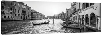 Gondola Ride Along The Grand Canal In Venice, Italy Canvas Art Print - Veneto Art