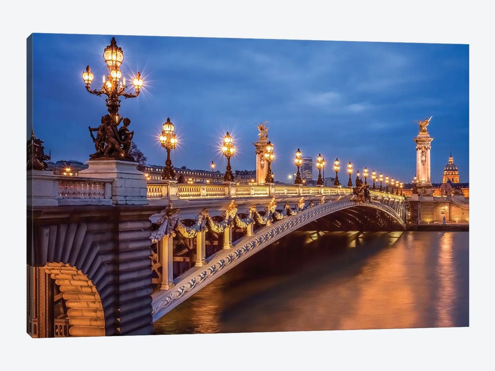 Pont Alexandre III Canvas Artwork by Jan Becke | iCanvas