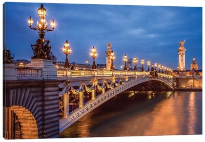 Pont Alexandre III Canvas Art Print - Paris Photography
