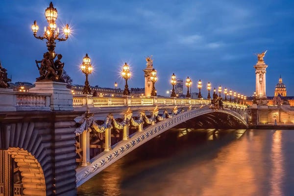 Île-de-France: Pont Alexandre III by Jan Becke