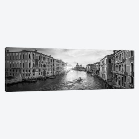 Panoramic View Of The Grand Canal At Sunrise, Venice, Italy Canvas Print #JNB851} by Jan Becke Canvas Art