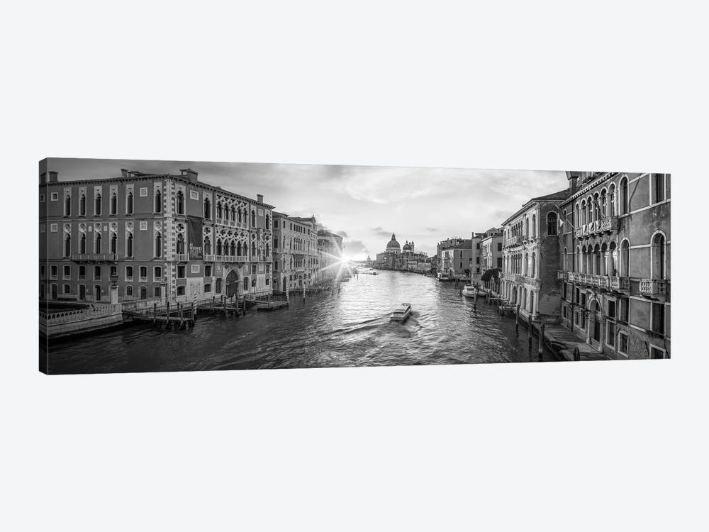 Panoramic View Of The Grand Canal At Sunrise, Venice, Italy by Jan Becke 1-piece Canvas Artwork