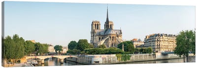 Notre-Dame, Is A Catholic Cathedral On The Île De La Cité In The 4Th Arrondissement Of Paris, France Canvas Art Print - Notre Dame Cathedral