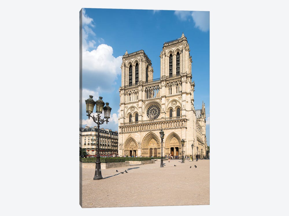 Cathedral Notre-Dame De Paris by Jan Becke 1-piece Canvas Artwork