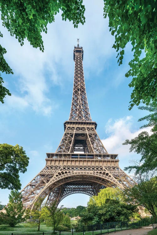 Eiffel Tower In Summer, Paris, France