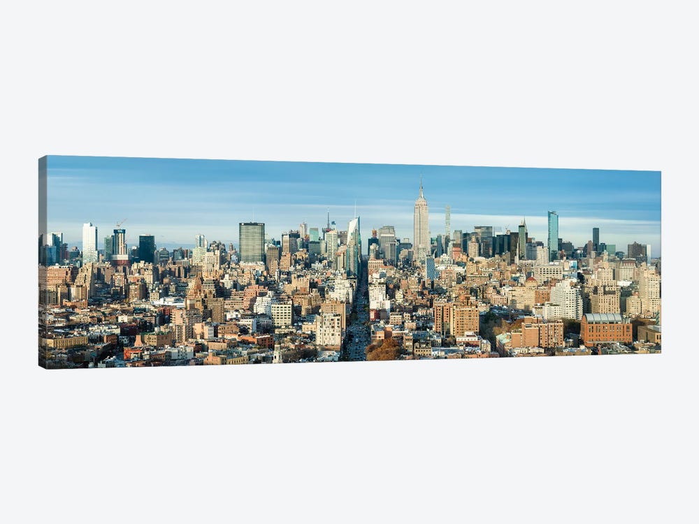 Midtown Manhattan Skyline Panorama With Empire State Building by Jan Becke 1-piece Canvas Wall Art