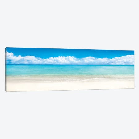 Beach Panorama, Bora Bora, French Polynesia Canvas Print #JNB9} by Jan Becke Canvas Art Print