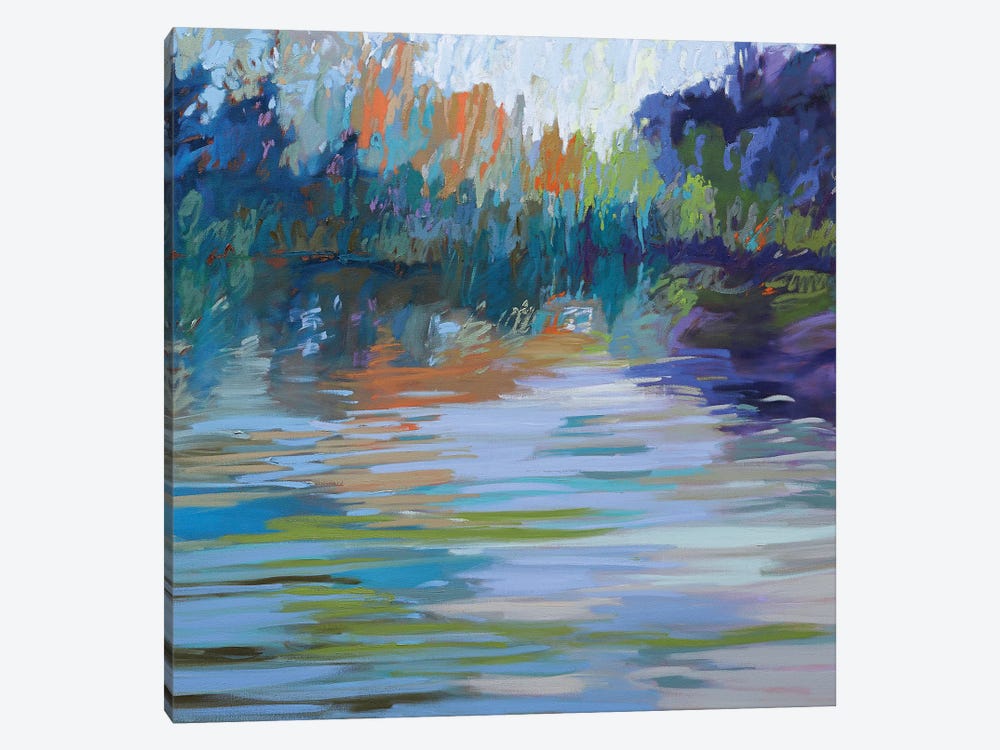 Waterways VI by Jane Schmidt 1-piece Canvas Print
