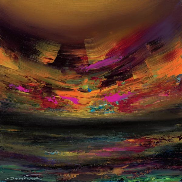 Jewel Tone Abstracts: Sanctuary by Jaanika Talts
