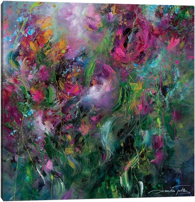 Thousand Kisses Deep Canvas Art Print - Abstract Floral & Botanical Art