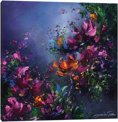 Autumn Sonata Canvas Art Print - Abstract Floral & Botanical Art