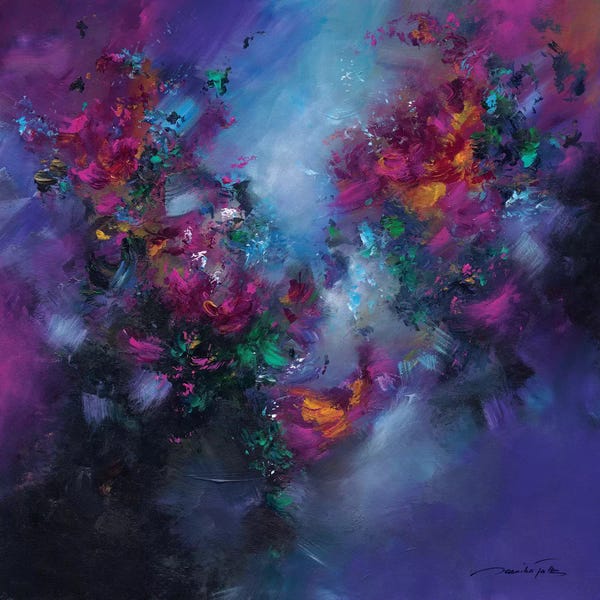 Jewel Tone Abstracts: Crystalline by Jaanika Talts